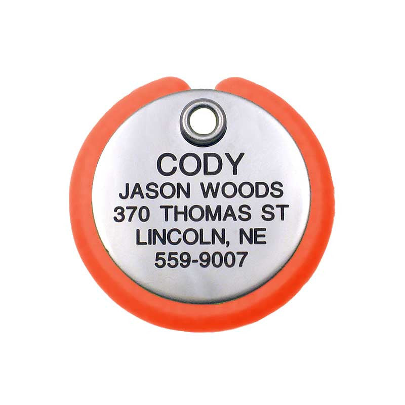 Round Frame Tag, - Lucky Pet